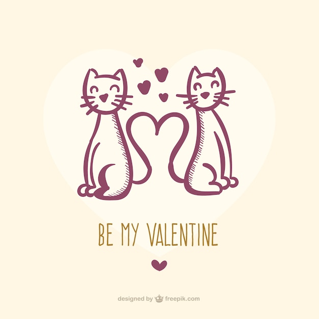 Valentine cats