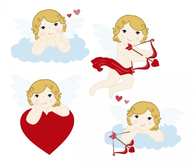 Free vector valentine cupid