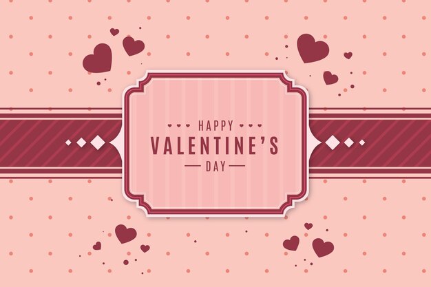 Free vector valentine day background