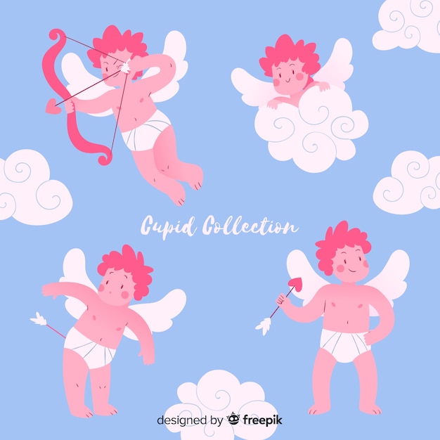 Valentine flying cupid collection