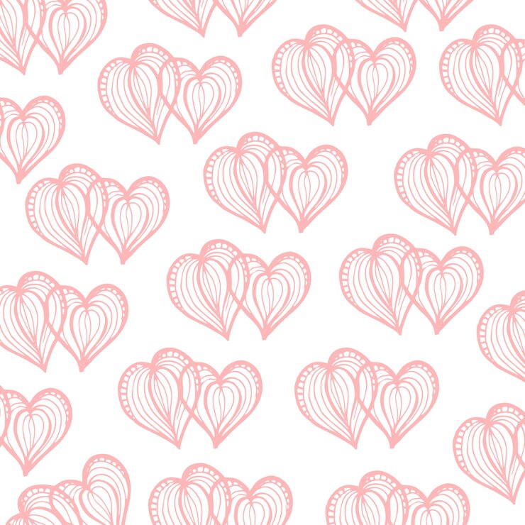 Free Vector valentine hand drawn background