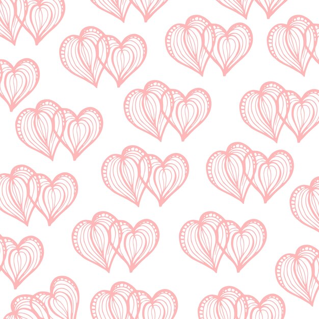 Valentine Hand Drawn Background