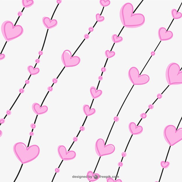 Valentine hearts wallpaper