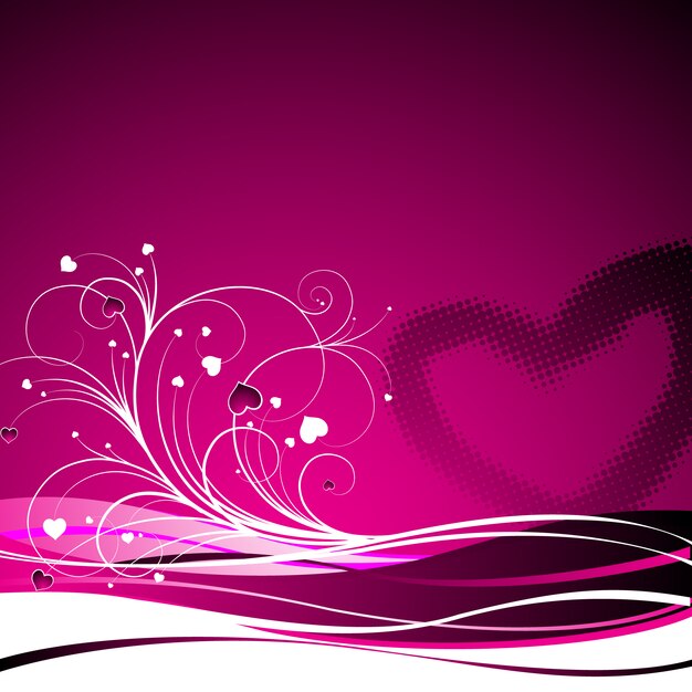 Valentine's background design