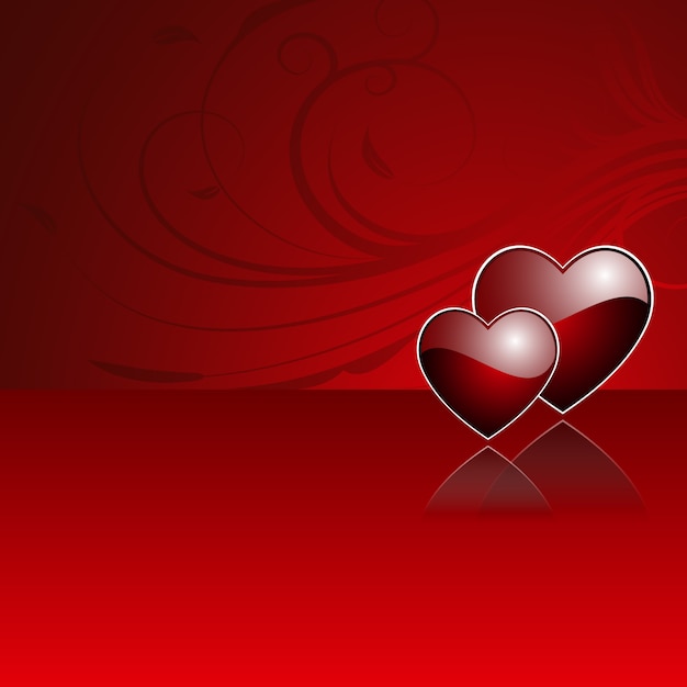 Valentine's background design