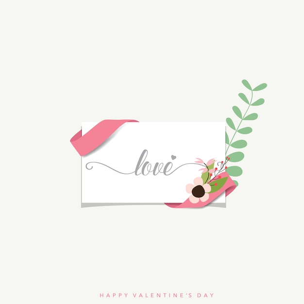 Valentine's card design