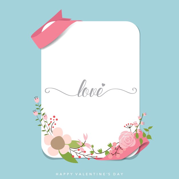 Valentine's card design