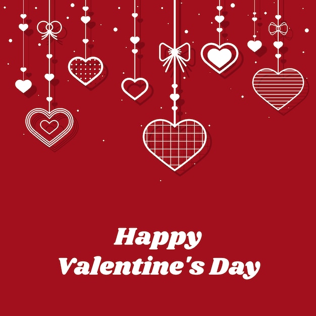 Valentine's day 14th of February vector