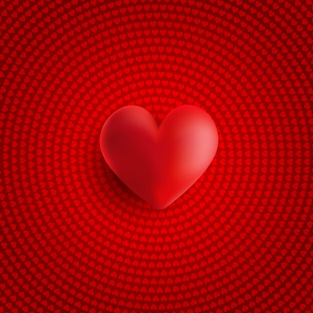 Valentine's Day 3d heart