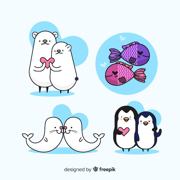 Pinguin Geschenk Und Herz Box Happy Valentinstag Vektorillustration  Lizenzfrei nutzbare SVG, Vektorgrafiken, Clip Arts, Illustrationen. Image  126307317.