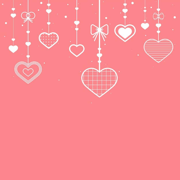 Valentine's day background illustration