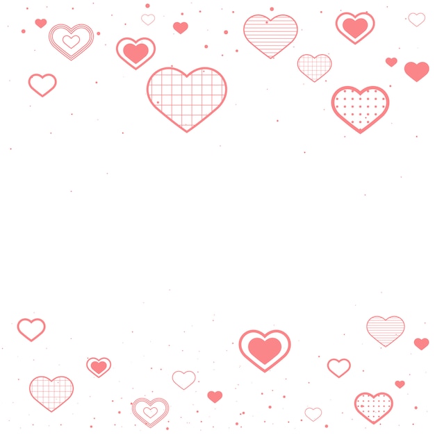 Free vector valentine's day background illustration