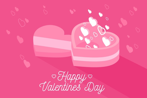 Valentine's day background with sweets