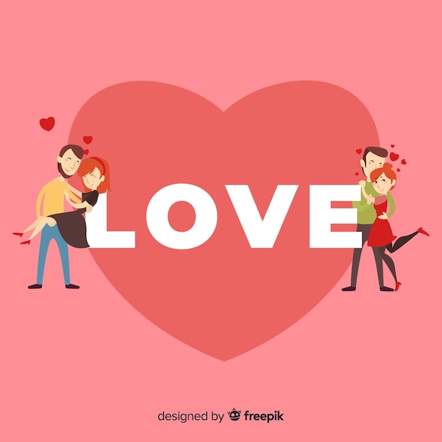 Free vector valentine's day background