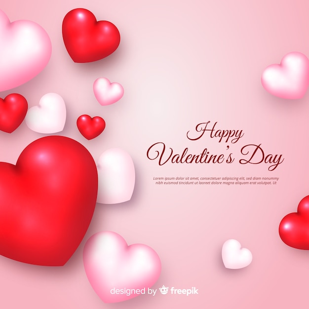 Free vector valentine's day background