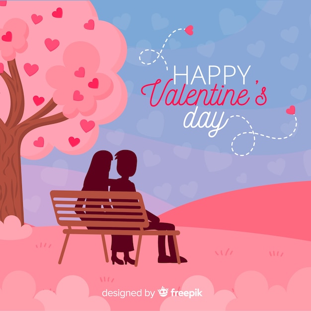 Free vector valentine's day background