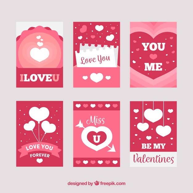 Valentine's day badge collection