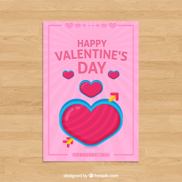 free-vector-valentine-s-day-card-template