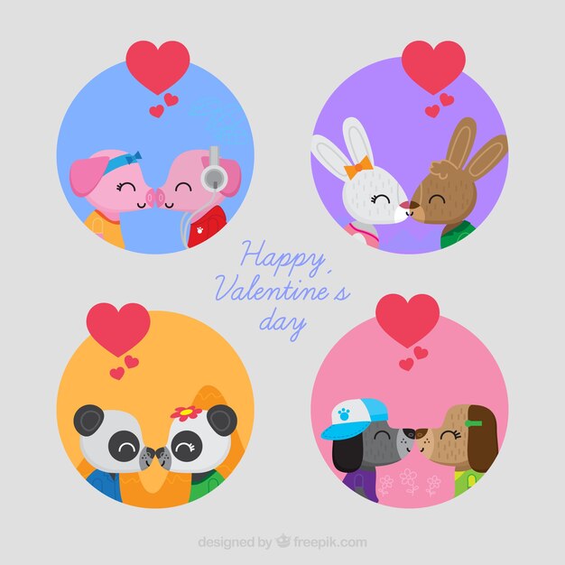 Valentine's day element collection