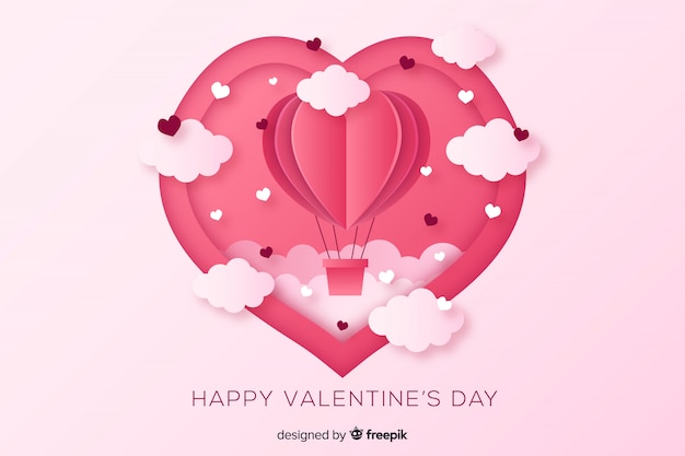 Valentine's Day Flat Background