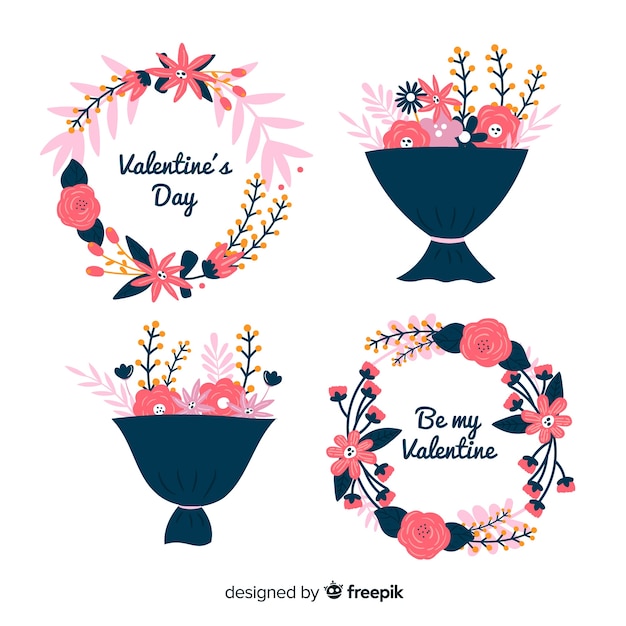 Valentine's day flower and bouquet collection