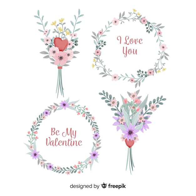 Valentine's day flowers collection