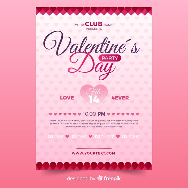 Valentine's Day Flyer