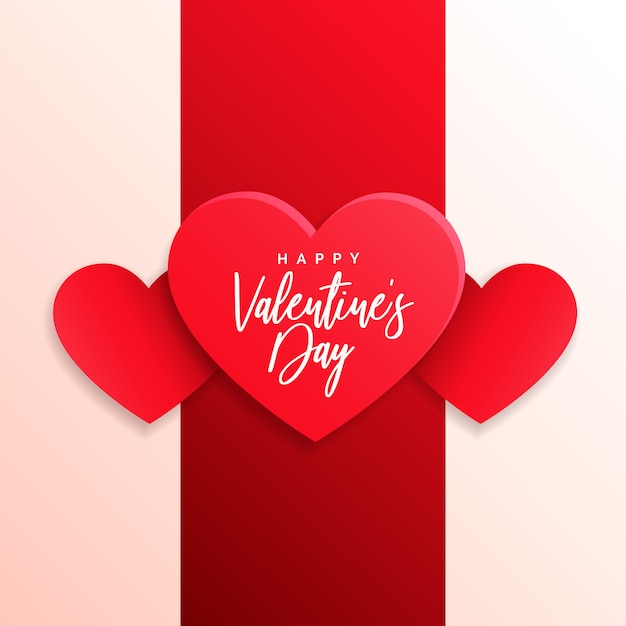 Valentine's day greeting card design background