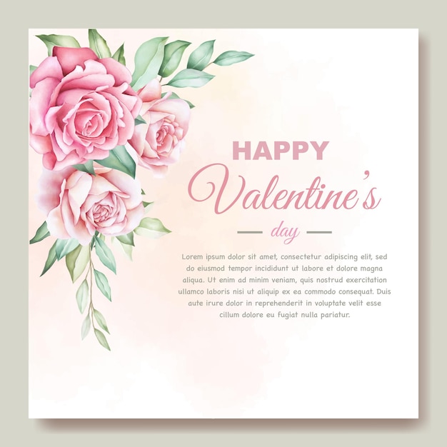 Valentine's day greeting card