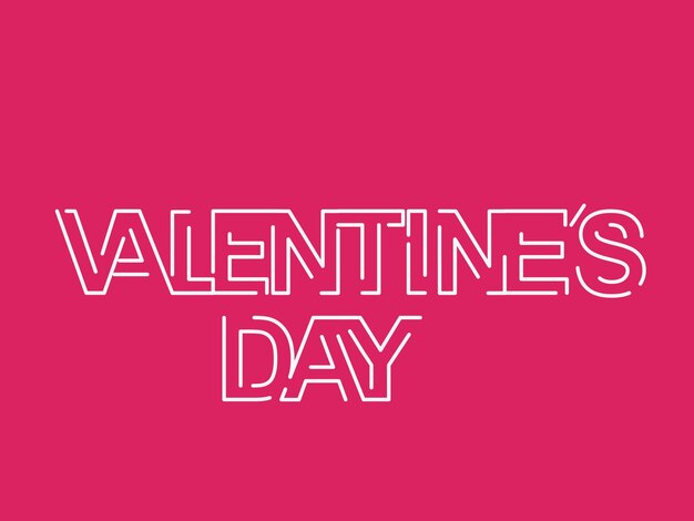 Free vector valentine's day heart background, vector illustration.