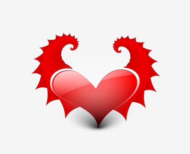 Vettore gratuito fondo del cuore di san valentino, illustrazione di vettore.