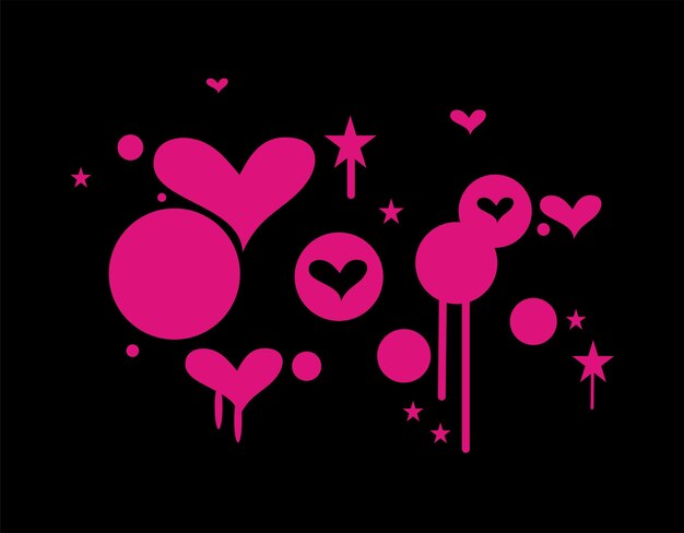 Valentine's day Heart Logo Design, Vector Illustration.