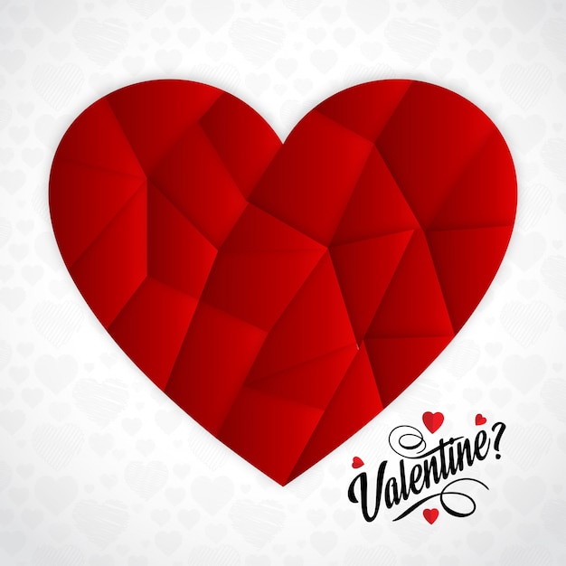 Free vector valentine's day heart