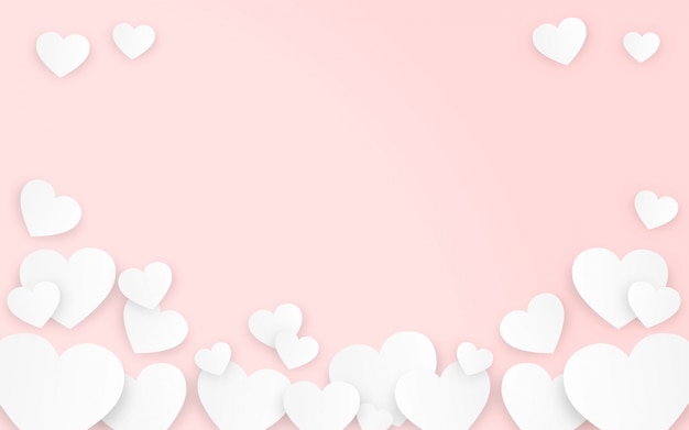 White heart background Vectors & Illustrations for Free Download | Freepik