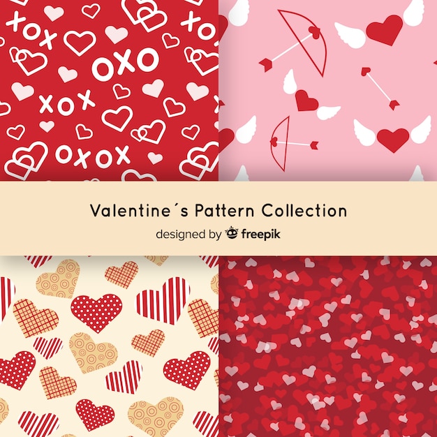 Valentine's day pattern collecion