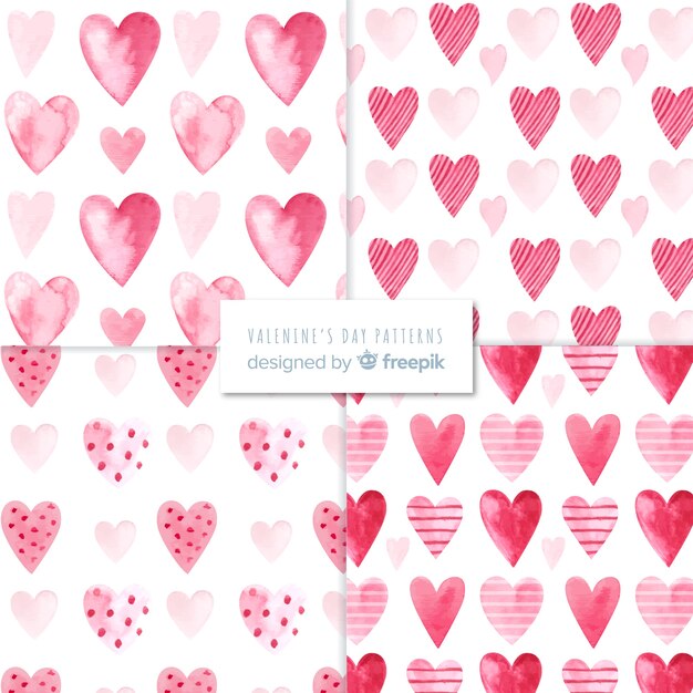 Valentine's day pattern collection