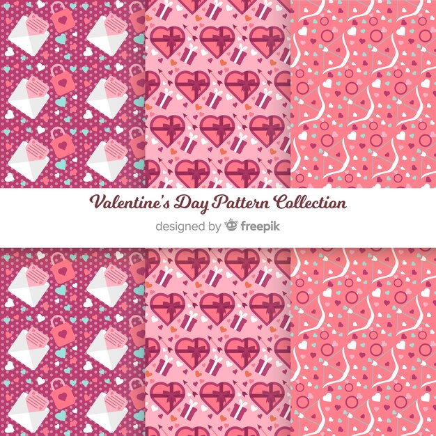 Valentine's day pattern collection