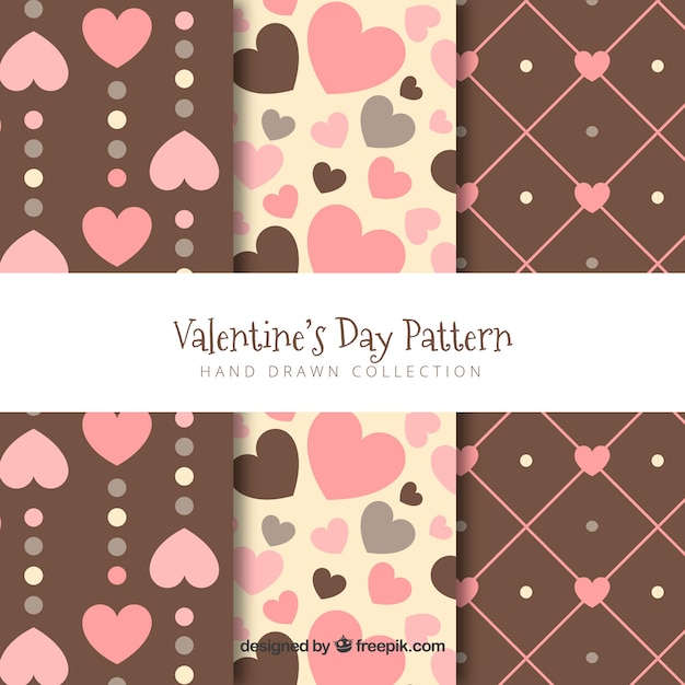 Free vector valentine's day pattern