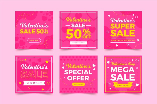 День святого Валентина продажа инстаграм пост коллекция