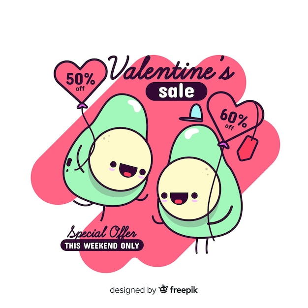 Free vector valentine's day super sale