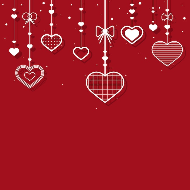 Valentine's day vector design concept