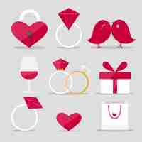 Free vector valentine's designs collection