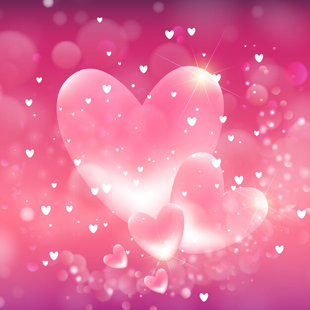 Valentine's Hearts Background