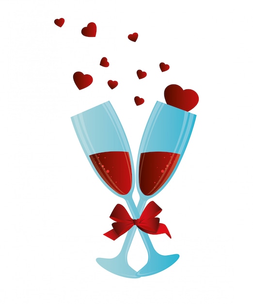 Valentines day design, vector illustration.