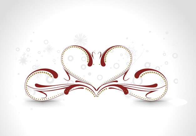 Valentines day Heart Logo Design Vector Illustration