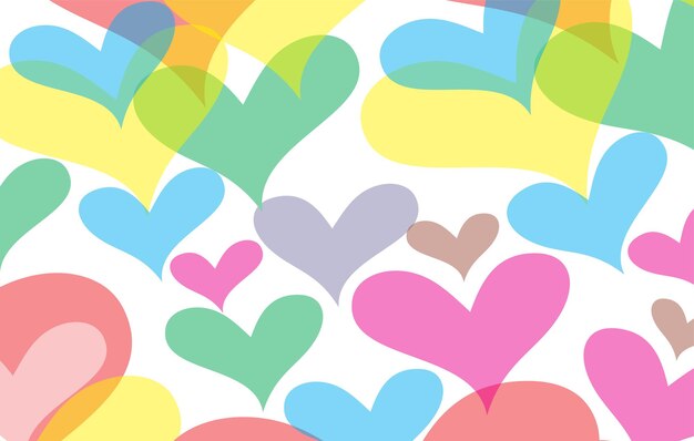День Святого Валентина Сердце Дизайн Логотипа Векторные Иллюстрации