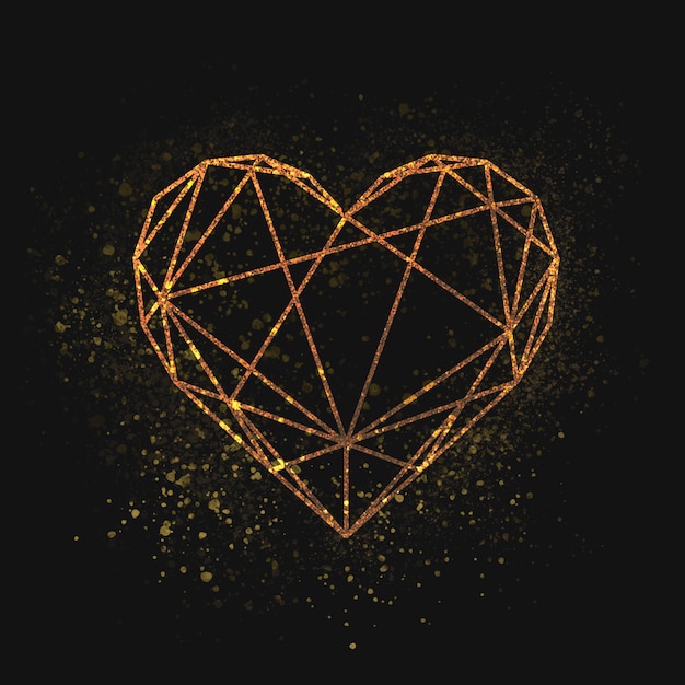 Бесплатное векторное изображение День святого валентина сердце