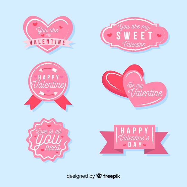 Cute valentines day stickers for planner, love letter or diary