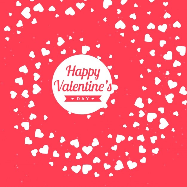 Valentines day pink background