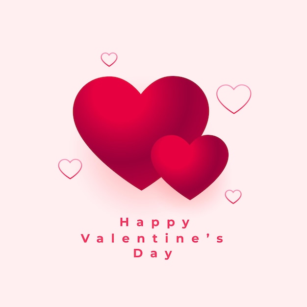 Free vector valentines day saint background with cute lover hearts